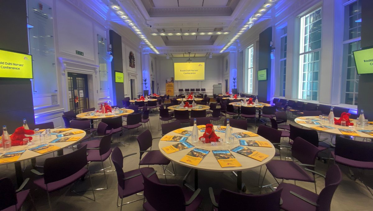 We're delighted to be hosting our #RoaldDahlNursesConference today at the Royal College of Nursing. This year's conference focuses on health inequalities and includes thought-provoking discussions, addressing the needs of children with medical complexity. #RoaldDahlNurses