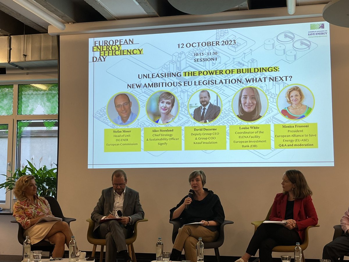 Harry Verhaar (@harry_verhaar) on Twitter photo Great to hear <a href="/SignifyCompany/">Signify</a> ‘s Alice Steenland speak at the 2nd European #EEDayEU about how energy efficiency is noving from being the ugly duck of the #EnergyTransition into being the swan! As <a href="/IEA/">International Energy Agency</a> chief <a href="/fbirol/">Fatih Birol</a> said it’s jobs machine. Great to hear <a href="/SignifyCompany/">Signify</a> ‘s Alice Steenland speak at the 2nd European #EEDayEU about how energy efficiency is noving from being the ugly duck of the #EnergyTransition into being the swan! As <a href="/IEA/">International Energy Agency</a> chief <a href="/fbirol/">Fatih Birol</a> said it’s jobs machine.