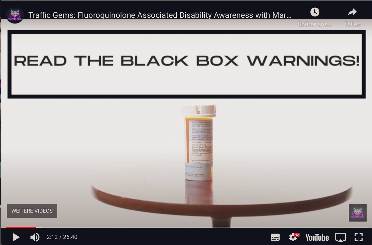 Living with #FQAD it’s a nightmare. Please be aware, when your doctor prescribe #fluoroquinolones. They can destroy your life immediately or even after years your mitochondria will give up due to the toxic effects. Nobody will believe you inspite of #BlackBoxWarning #Attention