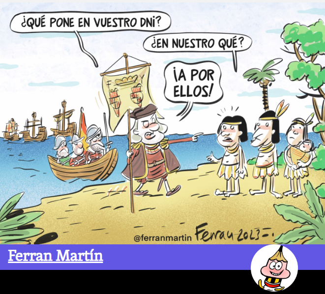 FanaletFernando's tweet photo. No es descubrir, es colonizar
invadir territorios
explotar sus recursos
llevando sus emigrantes
para substituir su población
Todos ellos se han independizado
Ninguno quiere regresar a la #Hispanidad
#ResACelebrar #Independencia de #catalunya
@ferranmartin https://t.co/zTv8N3kSni
