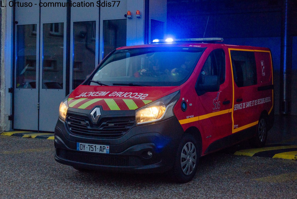 [#SSSM] Une nouvelle base opérationnelle dédiée à la médicalisation est désormais implantée au CIS #MoissyCramayel👍 Le Véhicule Léger Médicalisé (VLM) sera armé au rythme des disponibilités par des médecins et infirmiers #SapeursPompiers du #Sdis77🧑‍🚒
