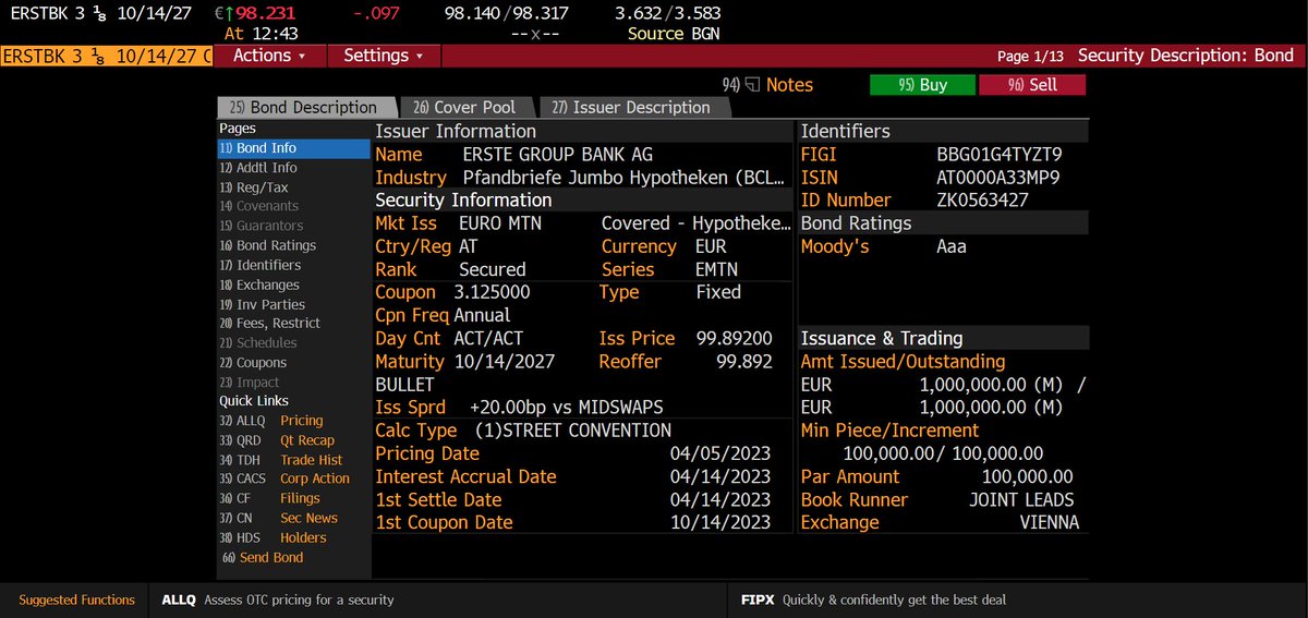 HMohedano_'s tweet photo. 💻 ¿CÓMO leer un BONO en el PORTAL BLOOMBERG? ¿CUÁLES son los TÉRMINOS más IMPORTANTES que debes CONOCER?

🔥 VAMOS a ANALIZARLO en DETALLE... https://t.co/If4e7WrHvZ