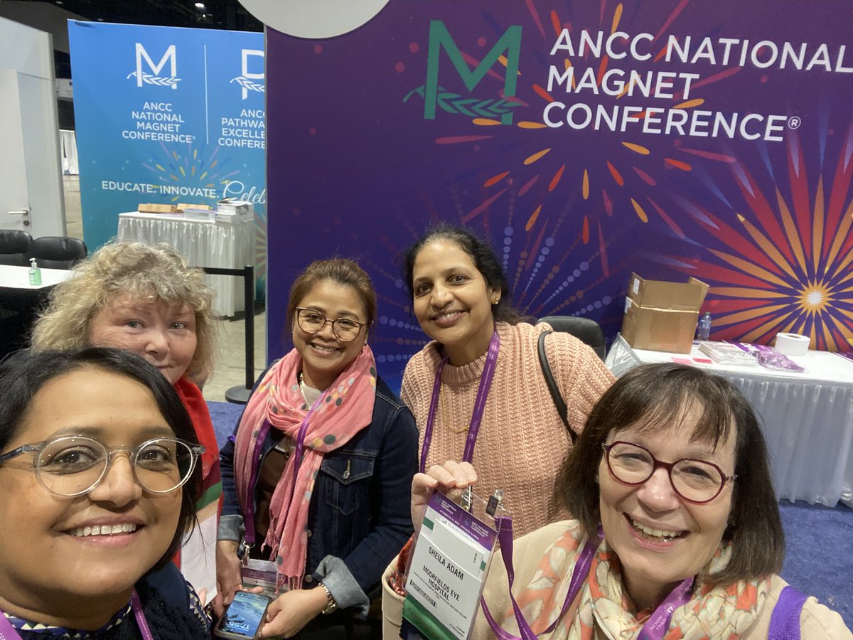 Ready steady Go! @Moorfields has landed @anccofficial @pathway_team in Chicago 🇺🇸 for the Magnet and Pathway to excellence conference 2024 @CarmelBrookes07 @sheila_rn @lissadevasia @RaquelV2009JW