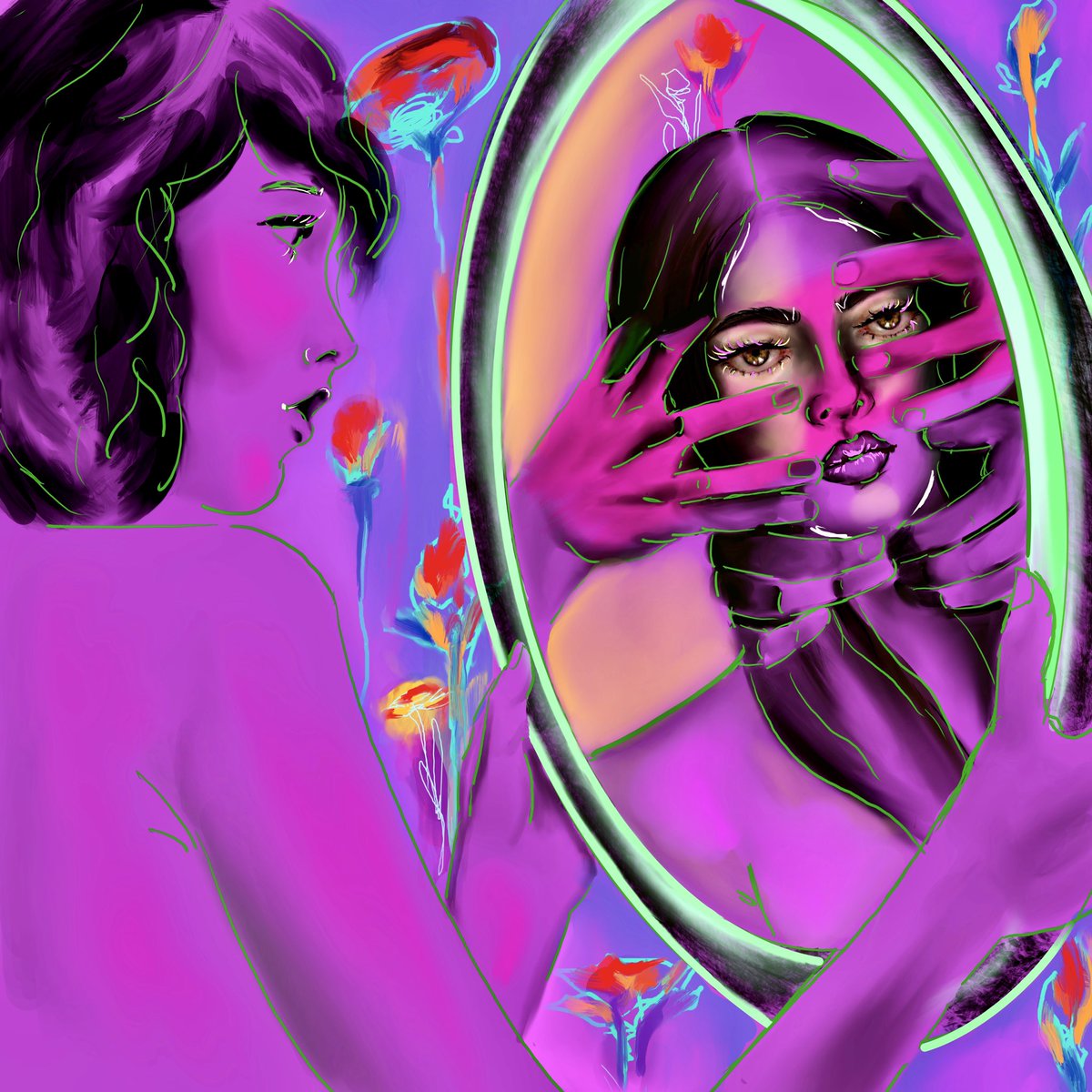 naz_brh's tweet image. 🧞‍♀️Drop Alert 🧞‍♀️

Hello Barbie !!!

There's a girl in the mirror. I wonder who she is? Sometimes I think I know her, and sometimes I wish I did. There is a story in her eyes, lullabies and goodbye. When she's looking back at me, I can tell She's hurting

1/1
15 tezos
Link 👇🏻👇🏻👇🏻