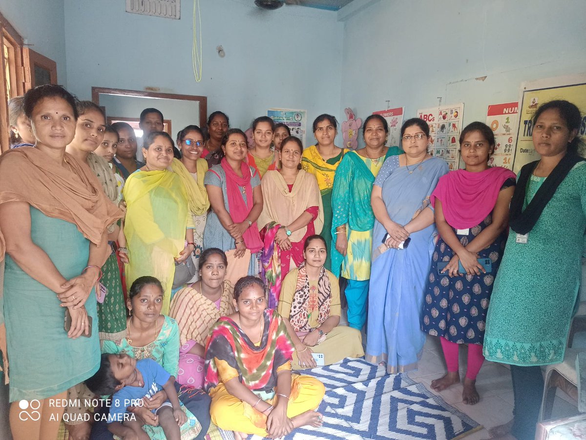 Attended Training on Cancer Awareness at GaneshNagar Anganwadi by Vatsalya Mahila Mitra PD Madam.