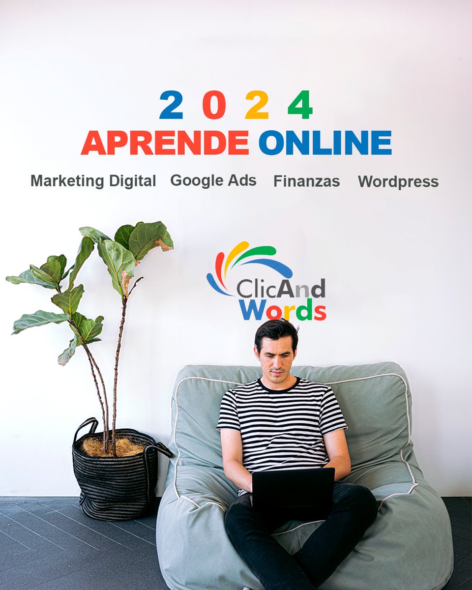 ClicAndWordForm's tweet image. En el 2024 aprende o renueva tus conocimientos en Marketing Digital💻

ClicAndWords te ofrece la facilidad de hacerlo online 

¡A tu propio ritmo, en el momento y lugar que más te convenga!😀
 
Visita nuestra página web en la descripción para más información

#marketing