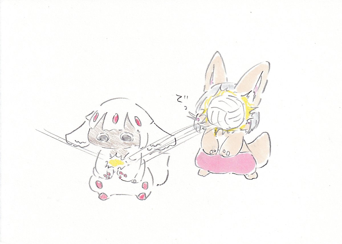ナナチ(メイドインアビス) 「楽しいバレーボール。#イラスト #メイドインアビス 」|けだまのイラスト