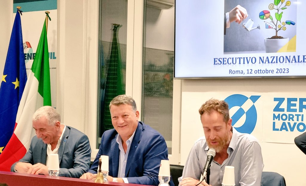 FENEALUIL_'s tweet photo. Giornata di esecutivo per la FenealUil.
Con noi il Segretario Generale UIL Pierpaolo Bombardieri.

↪️ Illustrati i principali contenuti degli accordi sottoscritti nelle ultime settimane, code contrattuali #edilizia e contrattazione di II livello #cemento. https://t.co/CxrefEmtei