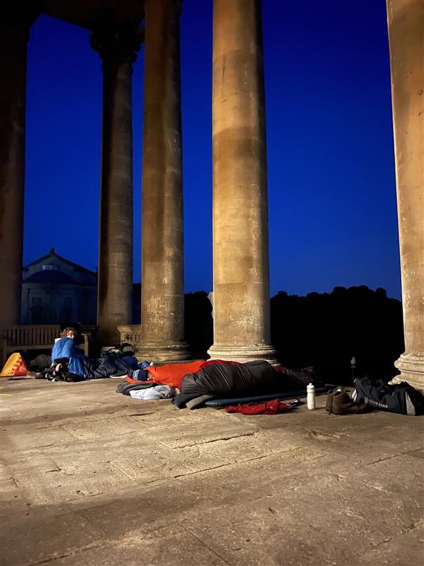 PriorPark's tweet photo. Last Friday’s annual Sleep Out for Genesis Trust Bath was a huge success, with the students playing games, sitting round a campfire and most importantly, listening to a speaker from Genesis Trust who relayed his own struggles with homelessness. 

@PPCChaplaincy https://t.co/vqVVJhcEUL