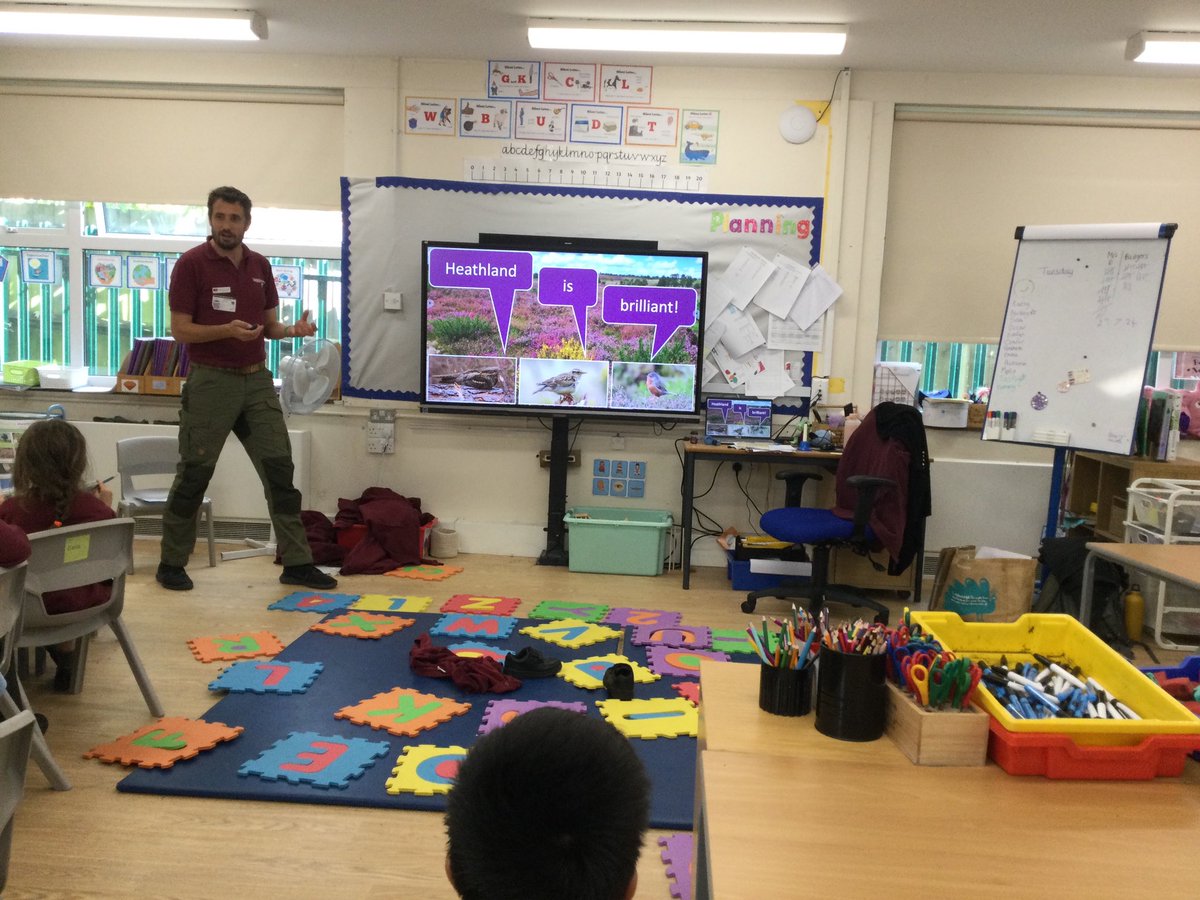 Year 2 have been busy! Micheal from the TBH Partnership came to visit as part of their science learning. He taught them about the different animals and plants that you can find on the heath. 
The children have been busy drawing and writing to create their own non-fiction book!