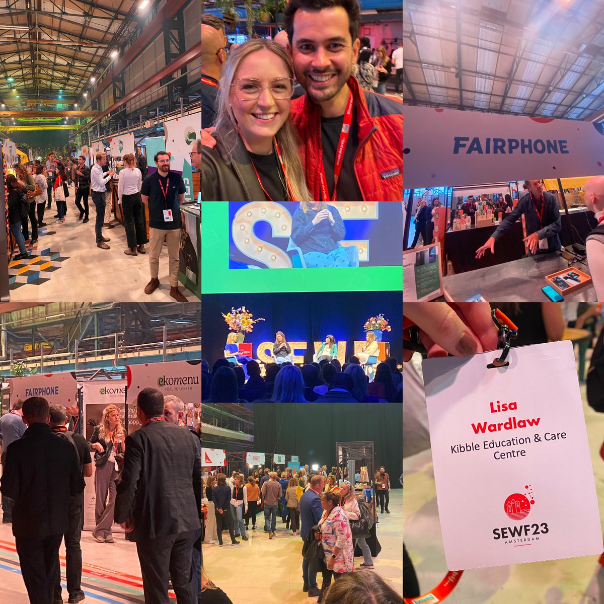 Lisa__Wardlaw's tweet photo. 🇳🇱 Yesterday I had the pleasure of attending @_SEWF in Amsterdam, not bad for my second week at @KibbleCharity!

🫶🏻 Feeling very inspired by all the amazing speakers and businesses. 

🎉 Looking forward to Day 2 of the conference today! 

#sewf23 https://t.co/NaT0aAjz5A