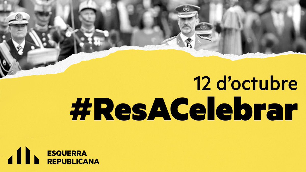 #12O #ResACelebrar i molt a reparar! 
#Amnistia #Referèndum #RepúblicaCatalana