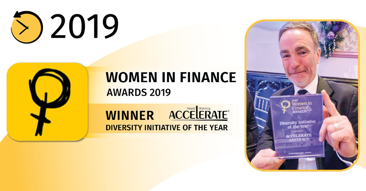 #ThrowbackThursday to 2019 &amp; one of ACCELERATE's proudest moments - 'Diversity Initiative of The Year' 🥳

Being recognised as a "genuine agent of change with a measurable impact on the pipeline of women in business" by <a href="/womenfinanceuk/">Women in Finance Awards</a> was a huge honour.

#Diversity #AwardWinning