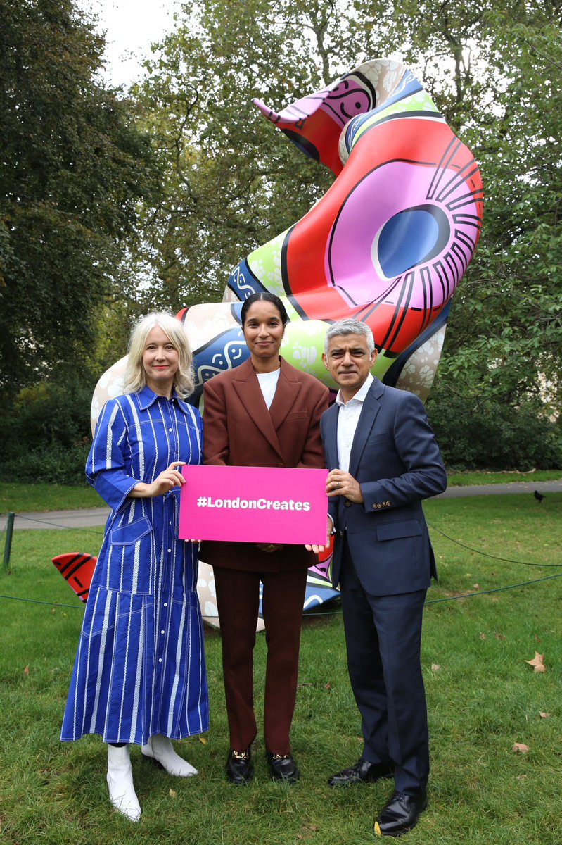 At #FriezeLondon, Mayor Sadiq Khan @MayorofLondon launched #LondonCreates, a major new campaign that celebrates London's rich cultural impact and champions the city's artists and creatives. 

#Frieze20