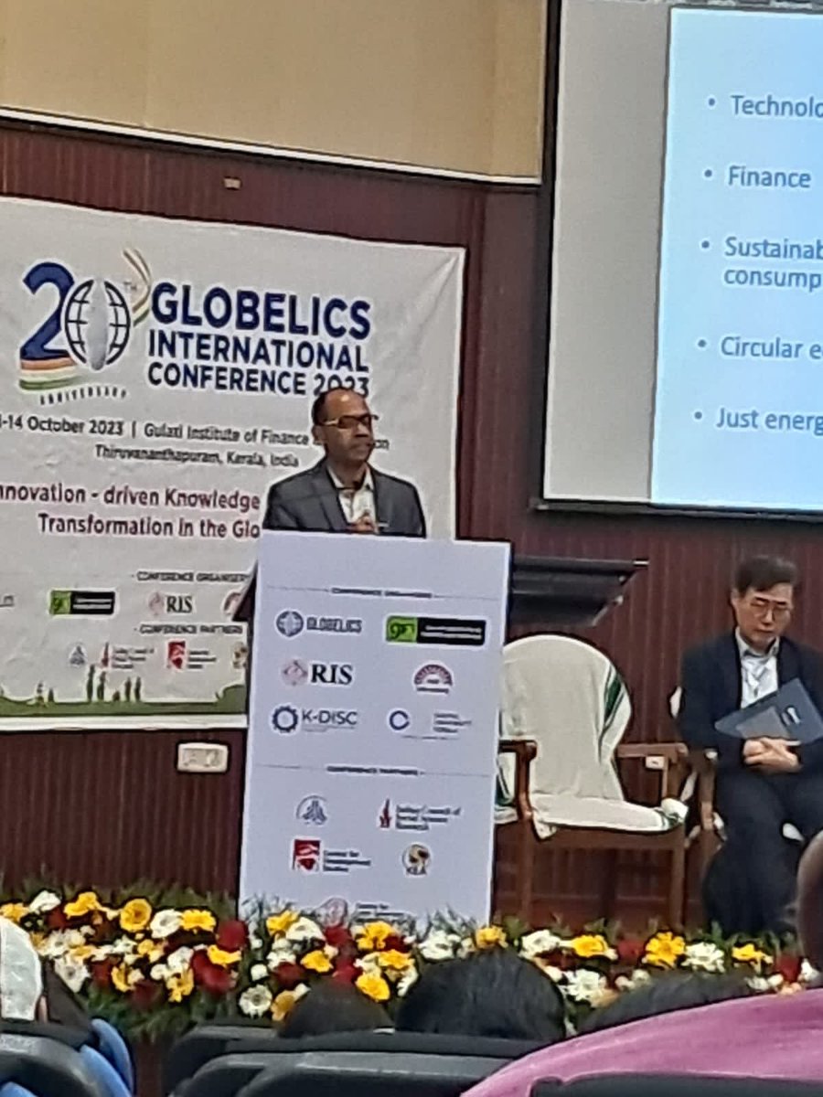 Spoke at Globelics Plenary Session on G20 being held at Trivandrum ⁦@RIS_NewDelhi⁩ ⁦@g20org⁩ ⁦@Sachin_Chat⁩ ⁦@Globelics⁩
