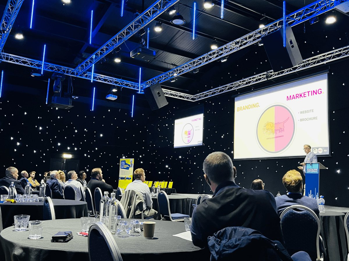 ScaffCon's tweet photo. A really inspiring session from @brandelect's Lee Callaghan - demonstrating the importance of developing a robust brand strategy to set your business apart from others and gain that advantage.
It's all about...
"How your brand makes your customer feel"
#BrandElect #ScaffCon23 https://t.co/8KbCDJ9oL2
