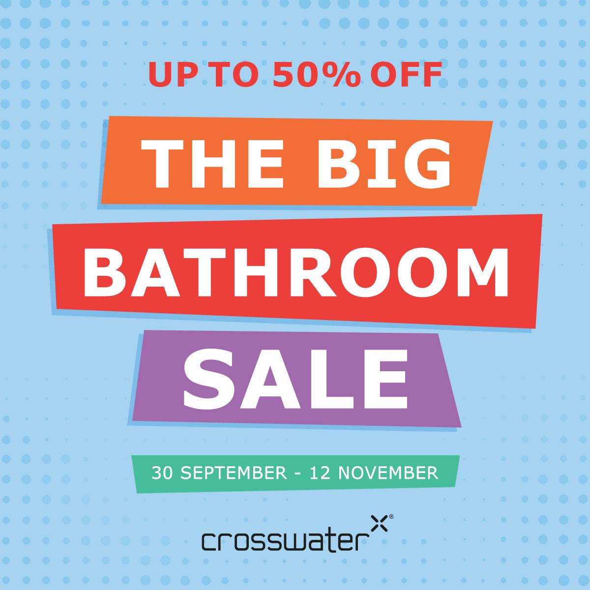 It's all happening down at our Escape Bathroom Showroom! 

Get down and grab some bargains in The Big Bathroom Sale!