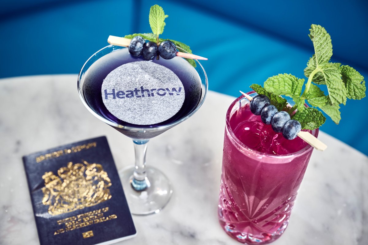 HeathrowAirport's tweet photo. Fancy an Airportif? 🍹✈️ 

Start your break in style at #Heathrow with bespoke cocktails and mocktails designed by Gordon Ramsay Plane Food and Heston's The Perfectionists' Café.

Find out more at https://t.co/cXSjG0fTzQ

Please drink responsibly. https://t.co/E0qJEybYf0