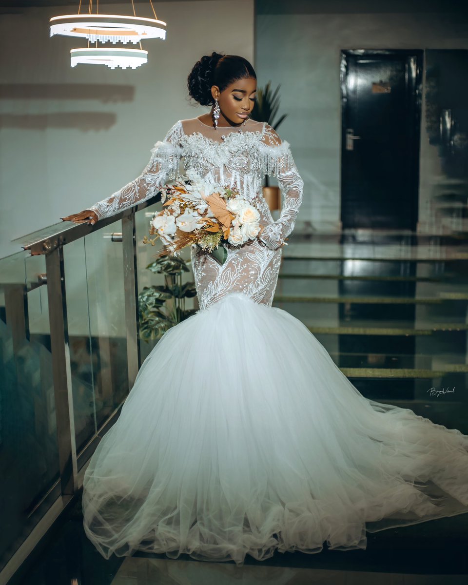 MercyQueenK's tweet photo. "Adorned in Eternal Elegance, Begin Your Love Story with Grace

Available for Sale.
Styled and designed by Me

#WeddingDressForSale #EternalLoveStory" https://t.co/bOn3OtT8tT