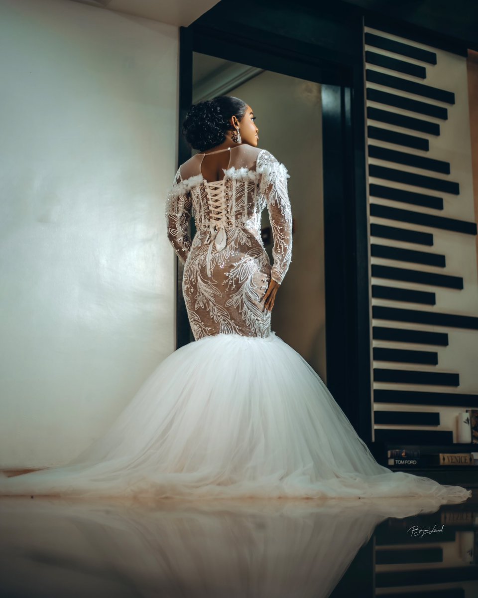 MercyQueenK's tweet photo. "Adorned in Eternal Elegance, Begin Your Love Story with Grace

Available for Sale.
Styled and designed by Me

#WeddingDressForSale #EternalLoveStory" https://t.co/bOn3OtT8tT