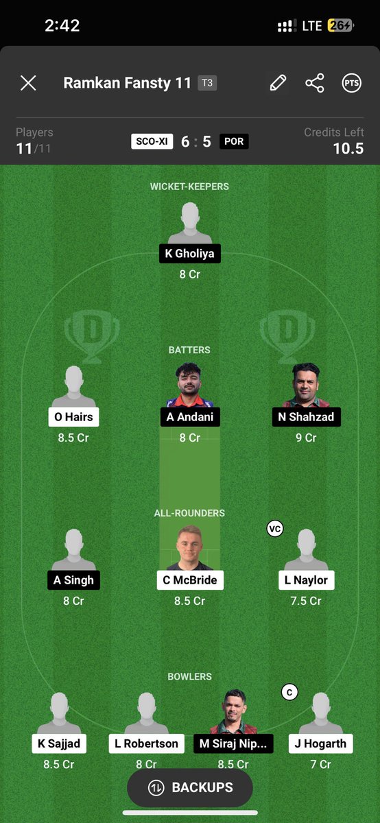 Aidansharm96's tweet photo. All t10 gl team anthor team coming telegram link profile bio
#t10 #dream11 https://t.co/6ftPyZOnf8