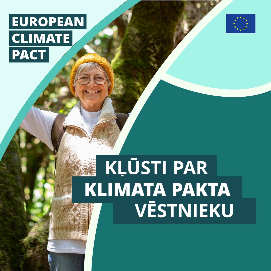 ⏰ Līdz 15. oktobrim piesakies, lai kļūtu par #EUClimatePact vēstnieku! 

Ja esi aktīvs vides aizstāvis un vēlies veicināt klimatam draudzīgu dzīvesveidu savā kopienā un ārpus tās, kļūsti par Eiropas Klimta pakta vēstnieku!

👉 climate-pact.europa.eu/get-involved/b…

#MyWorldOurPlanet