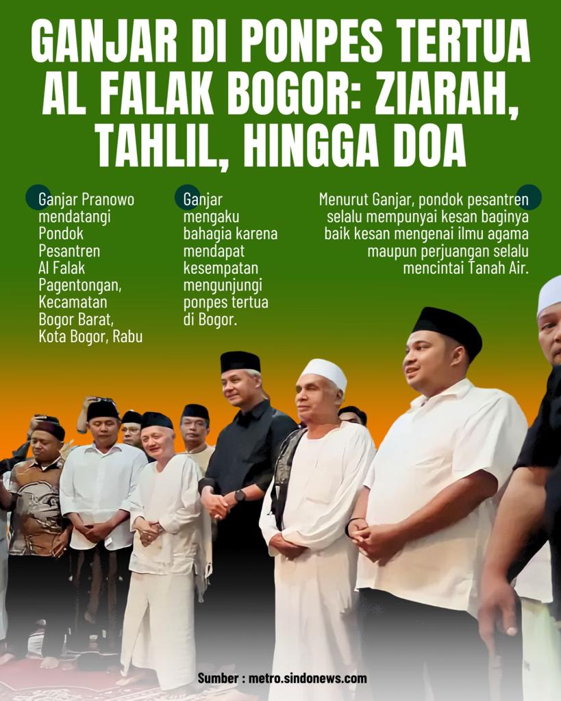 _Umamlik's tweet image. Ganjar Tulus Melayani 
Makanya beliau langsunh Turun ke masyarakat untuk menyentuh disemua kalangan .tak terkecuali di ponpes Al Falak 
@ganjarpranowo