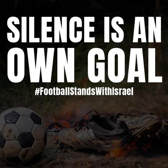 Football has made it known. It is not there for Jews, Israel, and humanity when it needs its support.

On the 7th of October, the international terrorist organization Hamas launched a gruesome attack on the villages and towns in southern Israel. Men, women, and children were