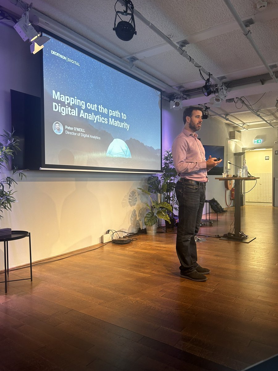 Peter O’neill started in Augusts as director of Digital Analytics at Decathlon. He shared interesting challenges and opportunities. Looking forward to your update next year already! 🌟 📈

#das2023