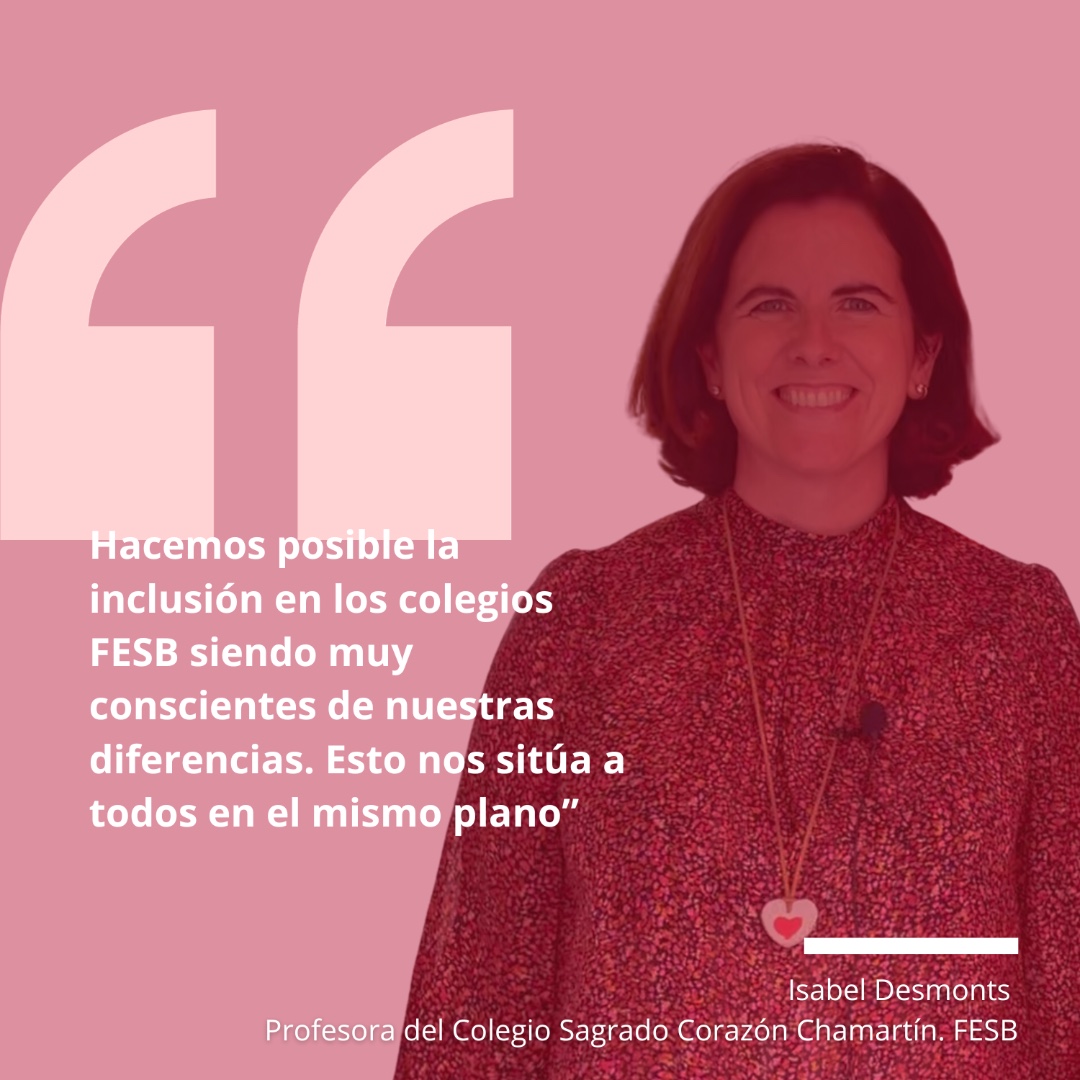 fesofiabarat's tweet photo. 🎙️Como cada jueves, #TestimoniosFESB 
¿Cómo hacemos posible una escuela inclusiva donde nadie se queda atrás?
Isabel Desmonts, profesora de @fesbchamartin https://t.co/IVRWsWg9Cb