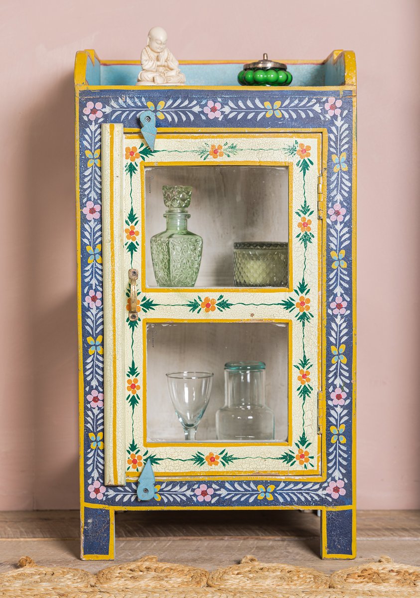 #new #Kanchana #handpainted fair trade furniture #instock now. #artisan #indianfurniture