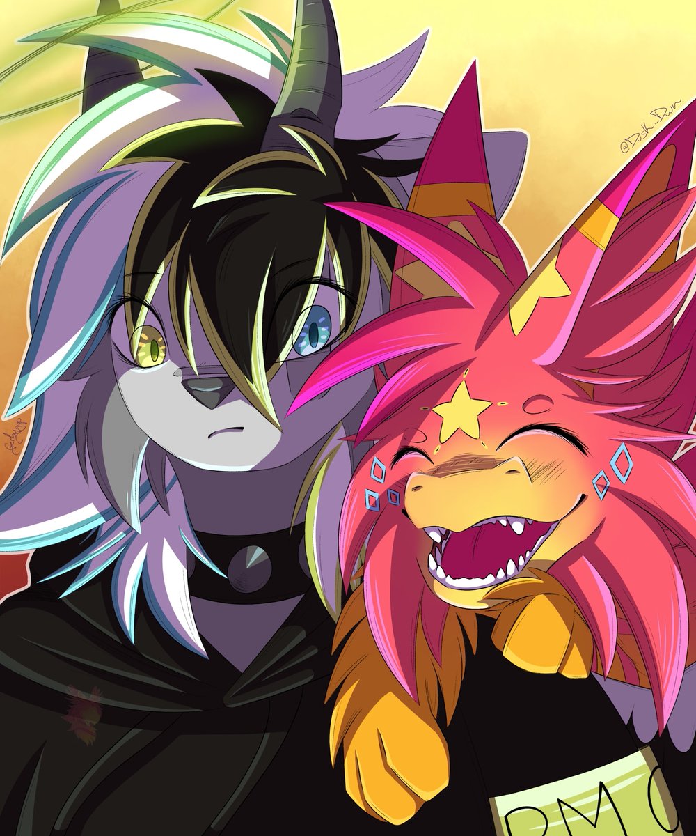 Dusk_Dwn's tweet photo. Haven't drawn these two together in FOREVER!
So have an Eli and Summer to bless your timeline :3

#furryart https://t.co/p56OAzVFnY