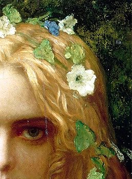 AcademiaAesthe1's tweet photo. Ofelia by Ernest Hébert, c. 1910 (details) https://t.co/yzacbftrij
