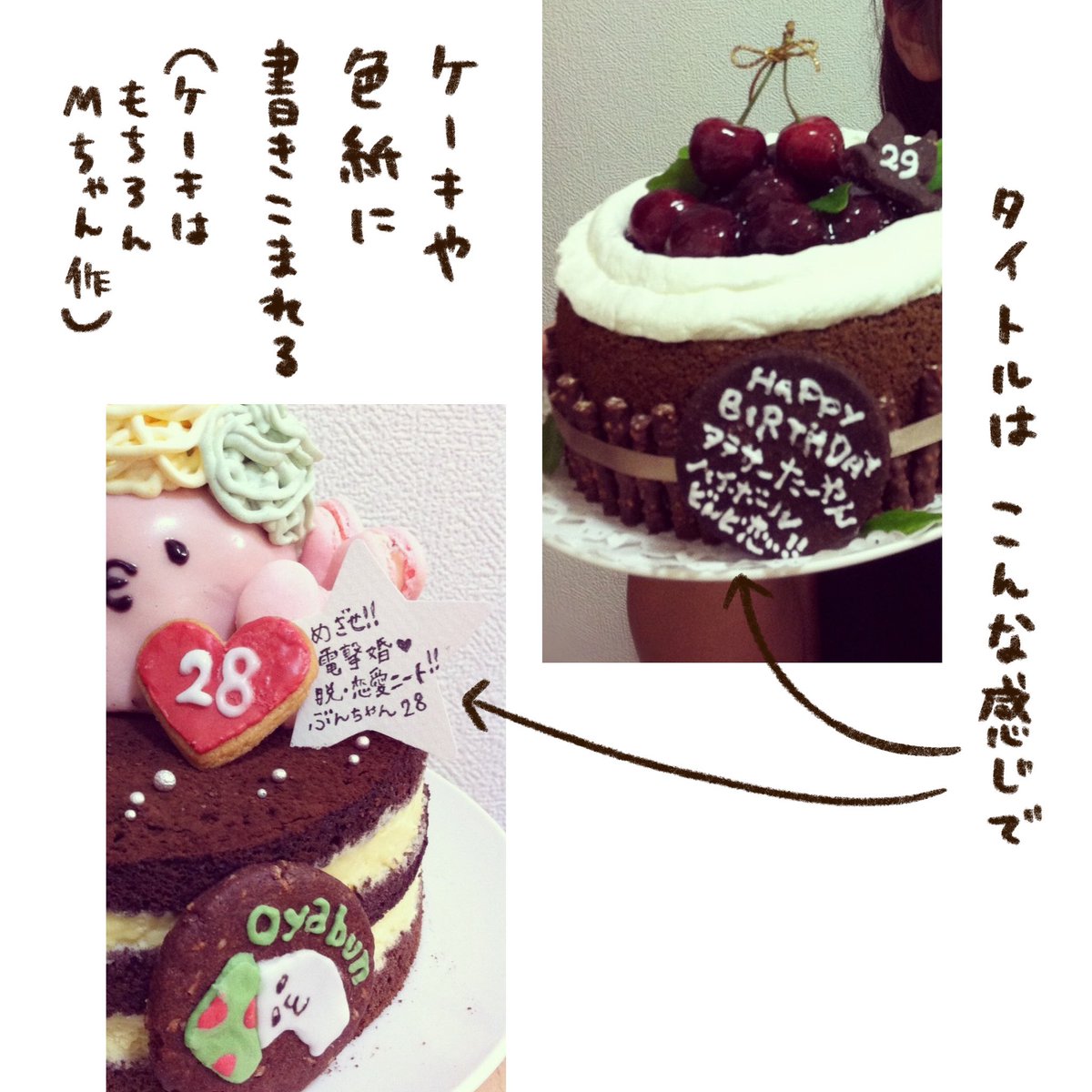 誕生日会のタイトル(2/2) 