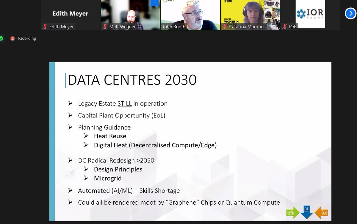 Net Zero and Data Centres -  We are discussing the future of #datacentres during our first webinar on emission reduction opportunities from this sector #emission #reduction #netzero #refrigeration
@m4ttwegner