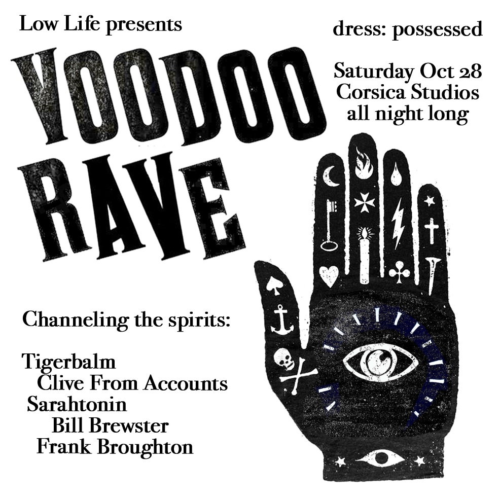 djhistory's tweet photo. We’re down to the final 15 tickets our next Low Life party @Corsica_Studios on Oct 28th with @Sarah_Isaacs #tigerbalm #clivefromaccounts etc. Ticket link below. Don’t sleep.
https://t.co/hJTNNaviGF https://t.co/c118GqN8uI