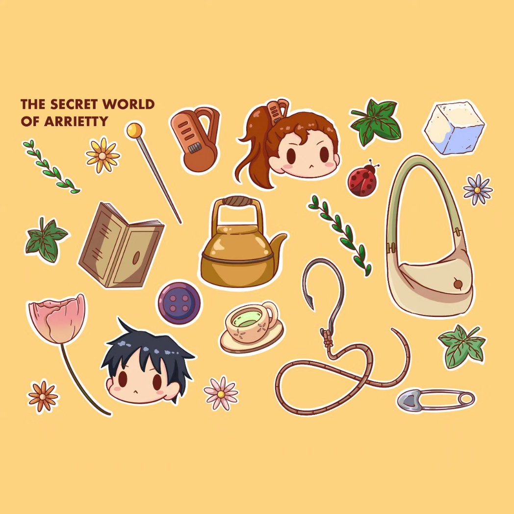 Mochiyuee's tweet photo. Have you watched Arrietty yet? Well, it's time to do it 🤭
•
Eggcited for the booth this weekend! Come join me! 💖
•
Tags | #makersmarket #booth #studio #ghibli #studioghibli #art #stickers #supportsmallbusiness #singapore #popup #prints #arrietty #secretworldofarrietty https://t.co/4GXDQ1Kcrh