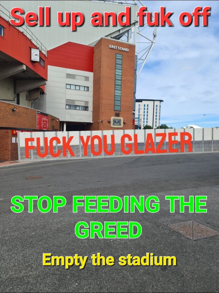 Come on ladies and gents it seems to of slowed down a little on the #GlazersOut we all collectively want the same out come from all over the world let our voices be heard but let their pockets know we are serious #EMPTYOldTrafford #BoycottTheSponsors #GlazersOut #GlazersFullSale