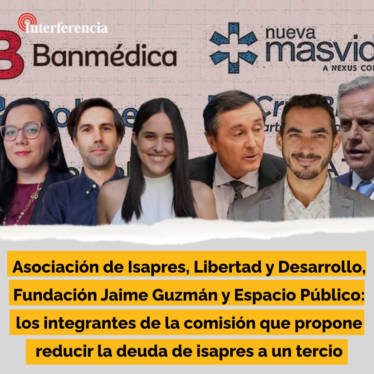 InterferenciaCL's tweet photo. La Comisión Técnica buscó reflejar la configuración política de la Comisión de Salud del Senado, contando con la presencia de estos centros de estudios. No hubo representantes de los afiliados. https://t.co/lFQ7PqOVcq https://t.co/0ObdaKlcf3
