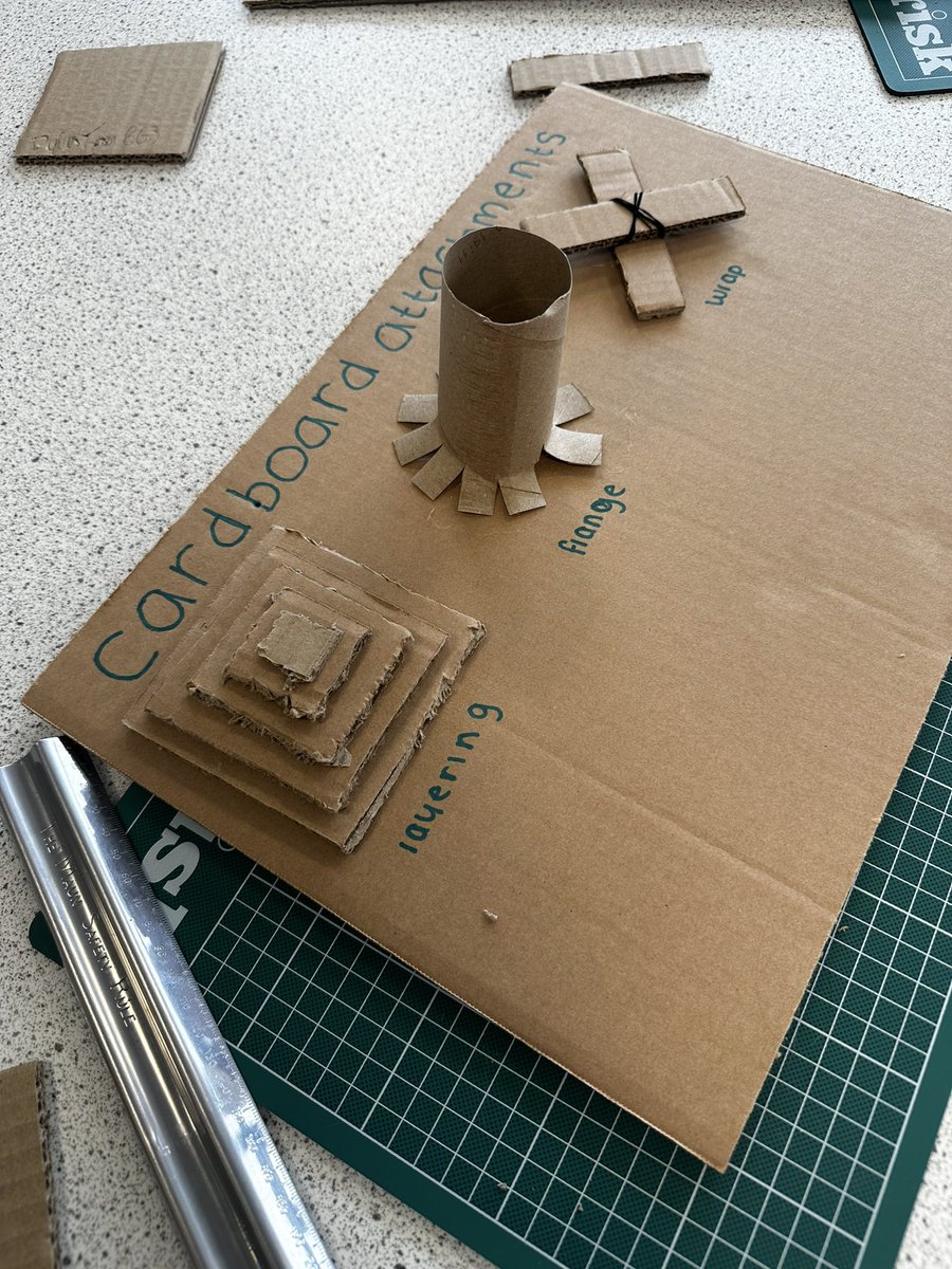 AfonTafTech's tweet photo. Our cardboard engineers are making fantastic progress! #TeamTâfTech @AfontafHigh https://t.co/VJ87aJX9vN