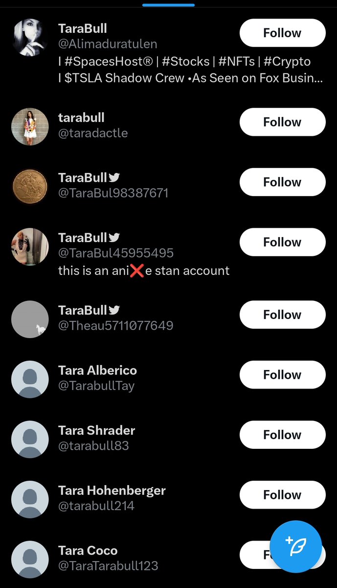 EBlainesWorld's tweet image. 5) 📝 Note, there are other accounts with similar names that are obviously not impersonating you. They were not factored in.

#IStandWithTaraBull #FakeAccounts #FalseIdentity #Impersonation