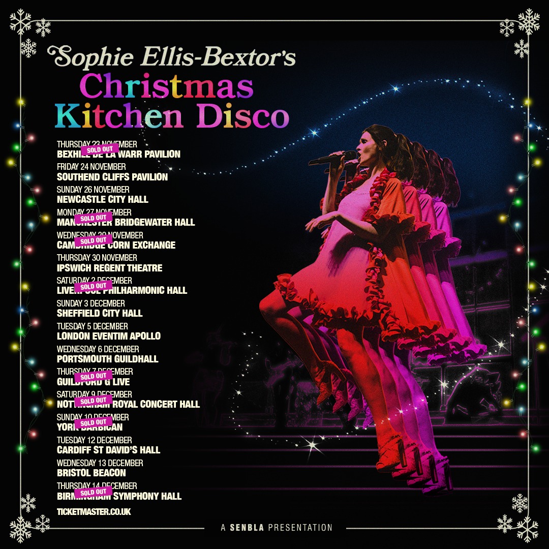6 weeks to go until the kitchen disco begins its Christmas tour of the UK!🎄I’m so excited - 7 dates already sold out so if you fancy a night out with us, get your tickets while you can: bit.ly/47TYCWW