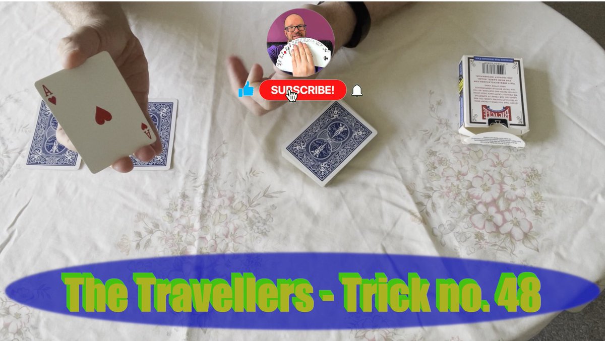 ChrissMagic1's tweet image. Be sure to catch the new trick on youtu.be/hTU6kvRHHjk

#magic #magictrick #cardmagic #magictricks #cardmagictrick #magician #beginnermagic