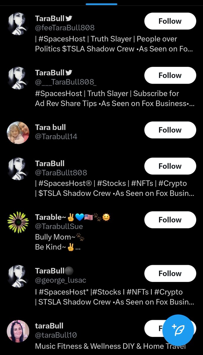 EBlainesWorld's tweet image. 4) ℹ️ From my research, it is actually easier to find &apos;similar&apos; accounts by using the mobile app versus any functions of the browser search. 

🤷‍♂️ At least from what I was able to determine with my PC &amp;amp; Phone.

#IStandWithTaraBull #FakeAccounts #FalseIdentity #Impersonation