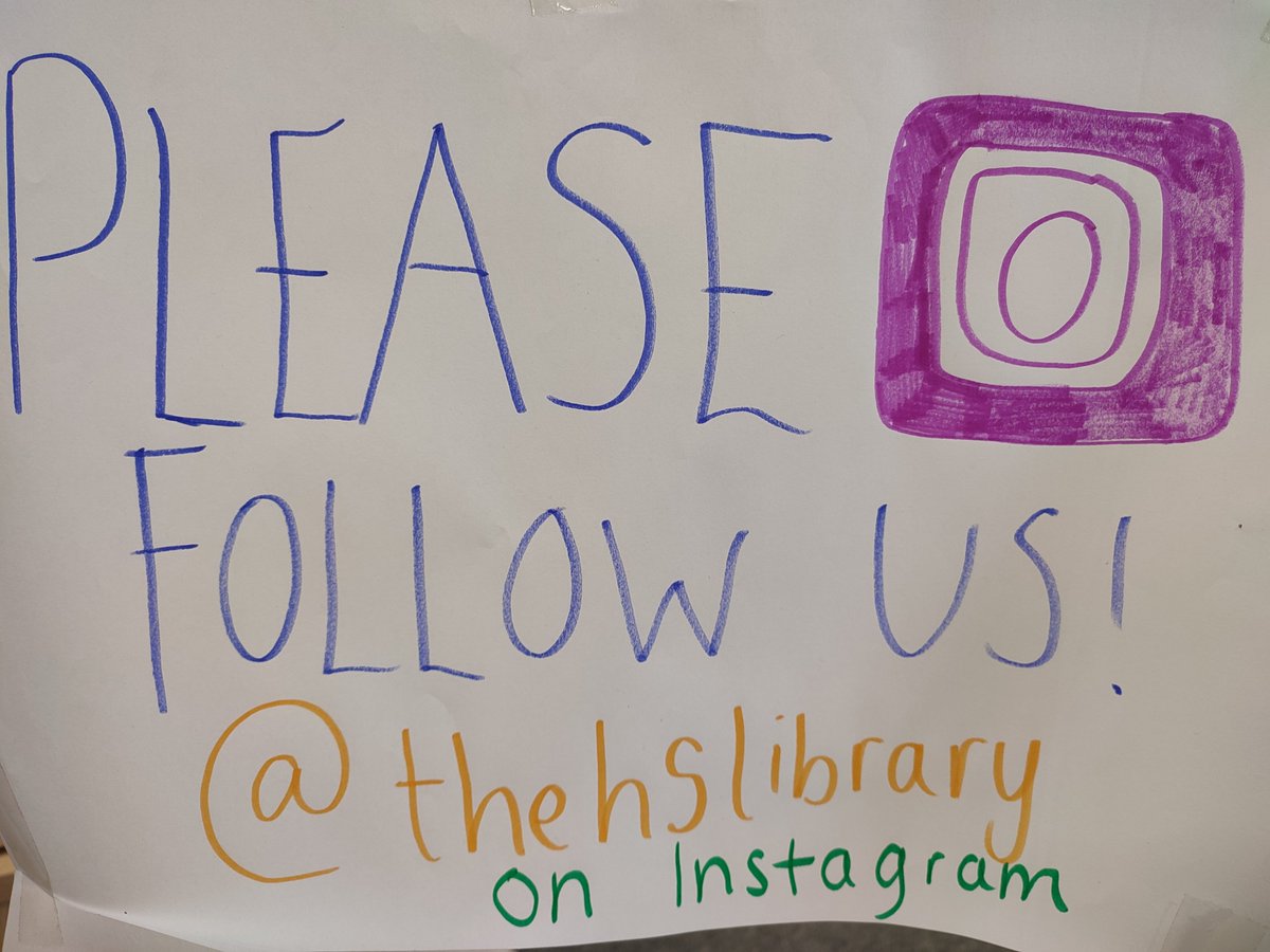 The library now has a new Instagram page. Check it out!