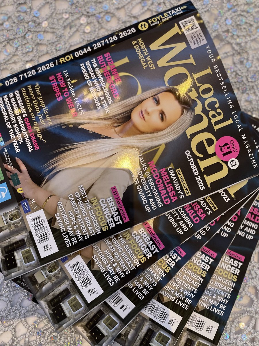 INSIDE THIS MONTH:

Melissa McDonald chats about the support she received from her family in growing her business.

We meet the award-winning Ciara Deane &amp; hear from Suzanne Rutherford who talks about her work giving abused dogs a second chance at life.

Don’t miss it!