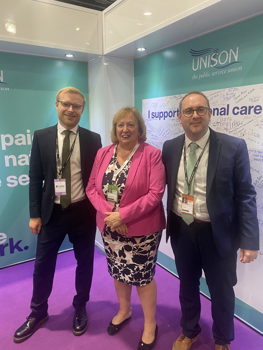 UNISON’s delegation really made an impact at #Lab23.

Great speeches from our members and we won unanimous support from conference floor for a national care service and fair pay agreement in care.

100s of politicians signed up to our campaign. We’re ready to work with a Labour