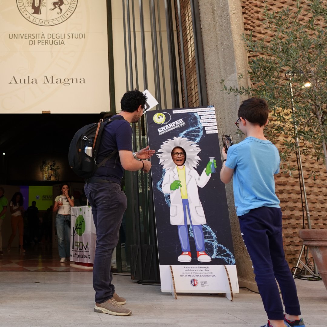 Alcuni scatti dalla Sharper Night delle città di ✨ PERUGIA-TERNI. #sharpernight #MSCAnight #ern2023 @UniperugiaNews @UniStraPg @avantituttaonl1 @INFN_ @AvisPerugia @Radiophonica1