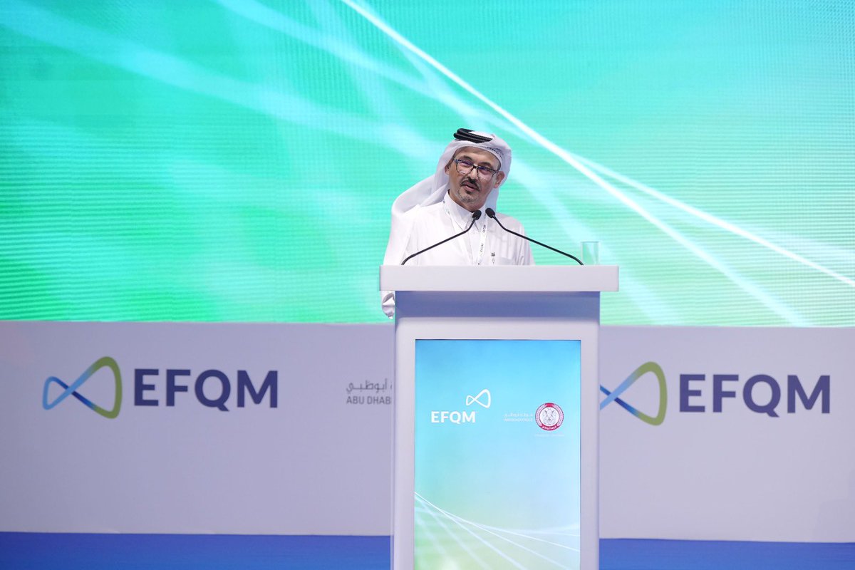 EFQMMiddleEast's tweet photo. جمال شريدة الكعبي من هيئة الأشغال العامة "أشغال" يلقي المحاضرة النهائية للـ EFQMx حول "رحلة إلى التميز" https://t.co/7nkVdNB8iZ