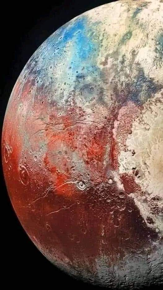 The beauty of Pluto